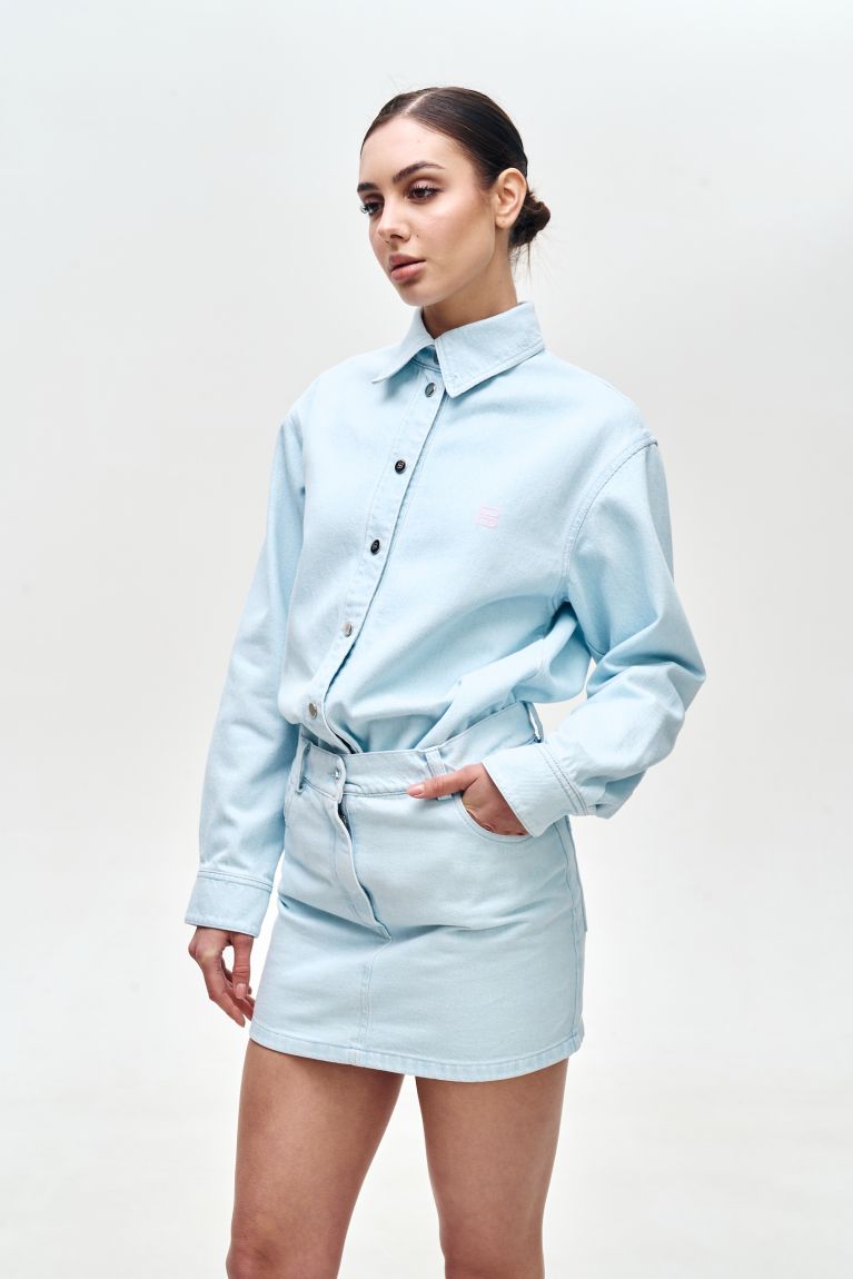 Спідниця Avril блакитна