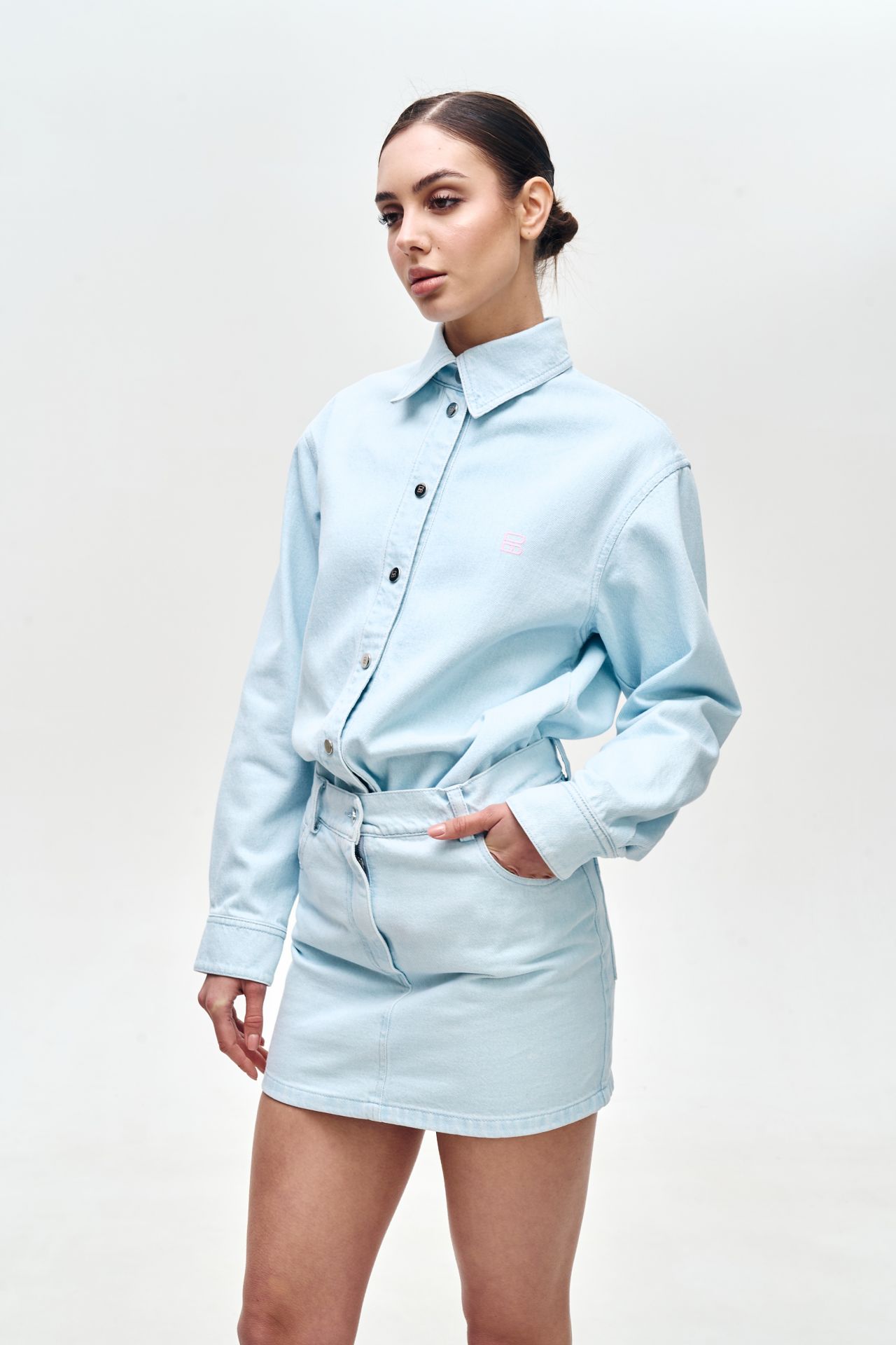 Спідниця Avril блакитна