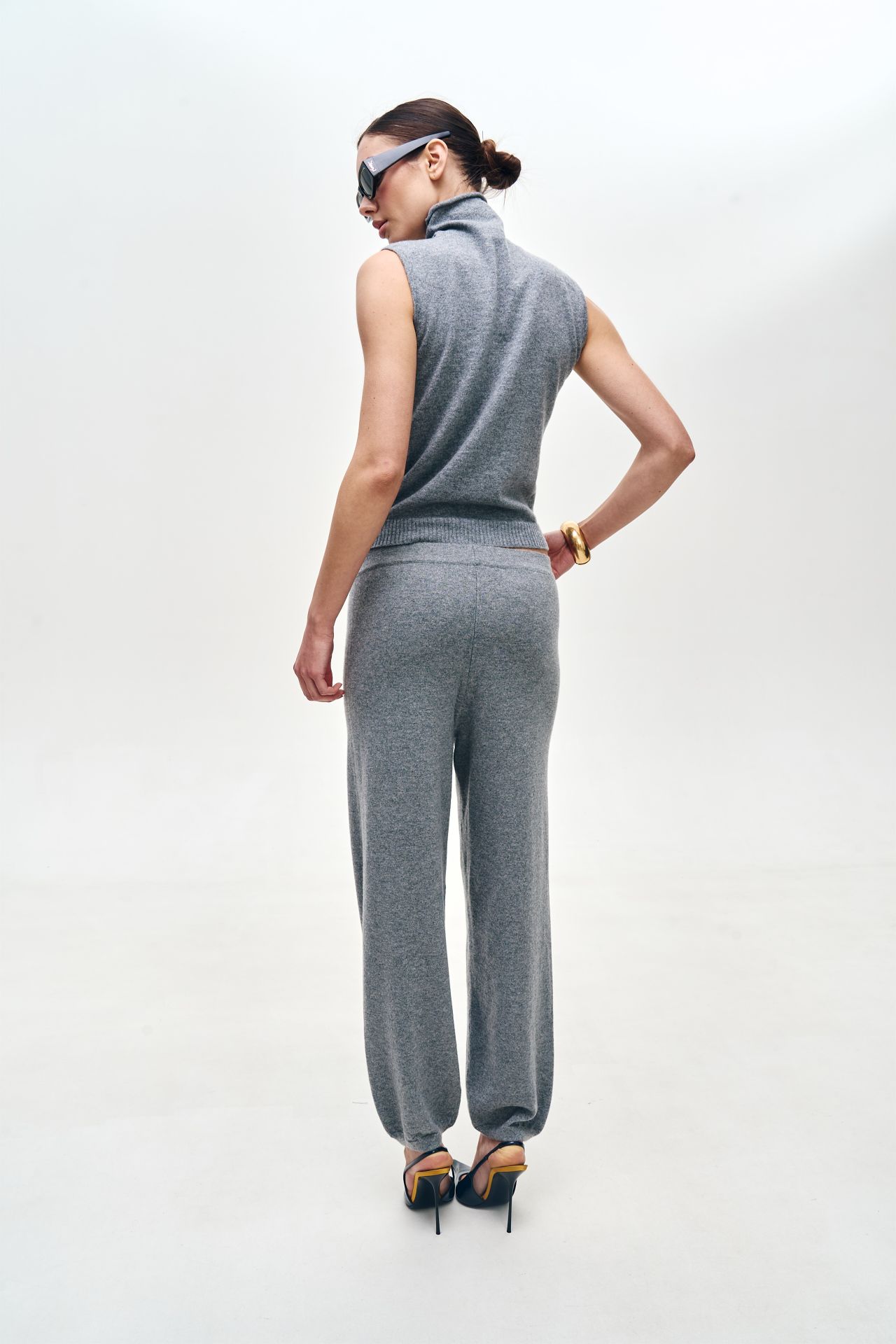 Гольф кашемір сірий