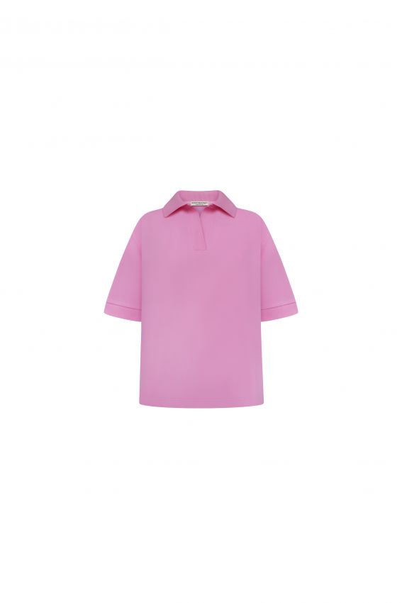 Футболка поло рожева