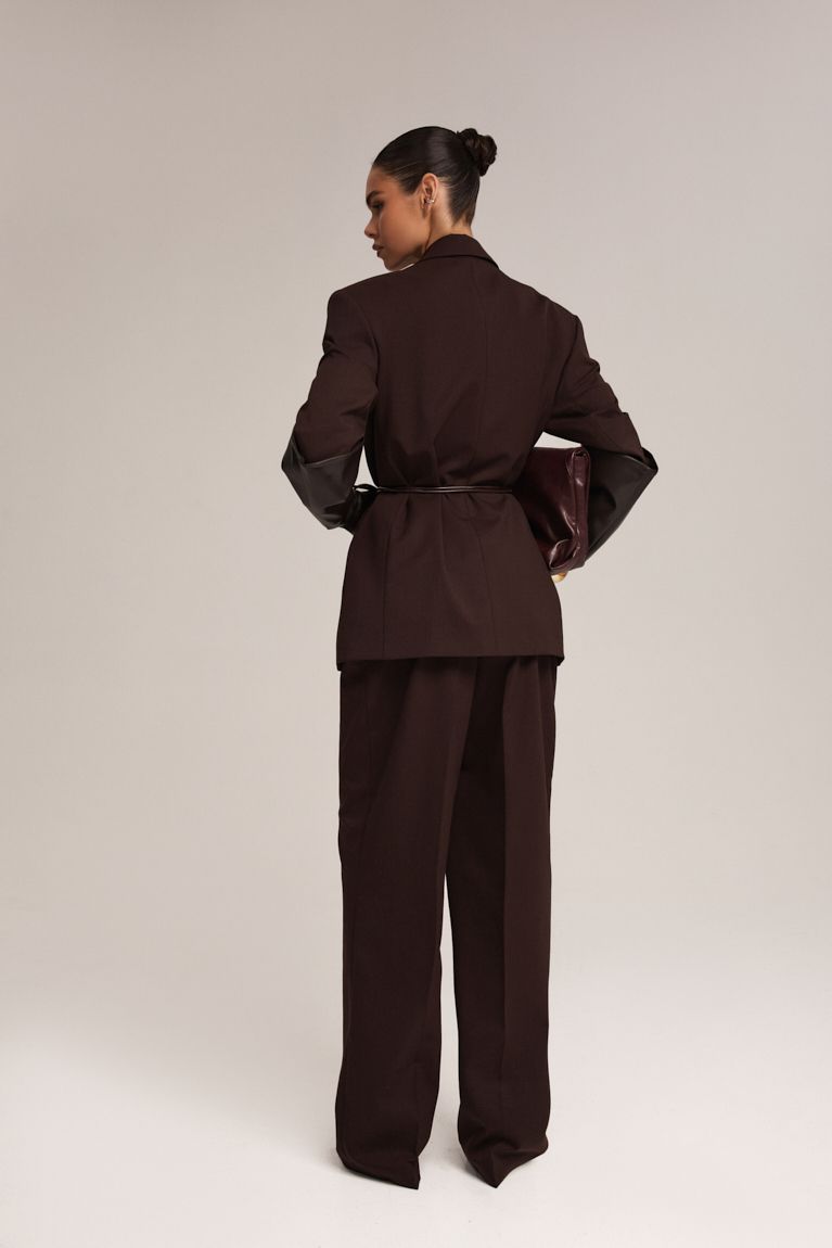 Жакет Oversize 2024 шоколад