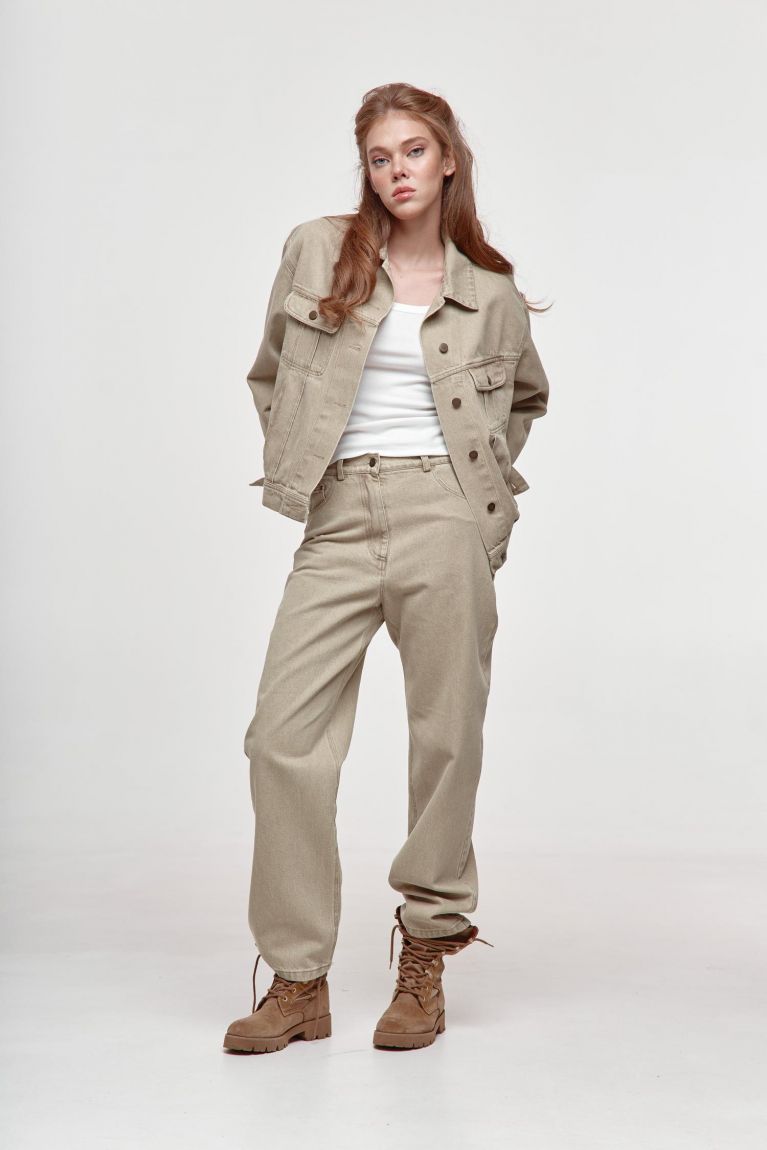 Джинси Avril оливкові