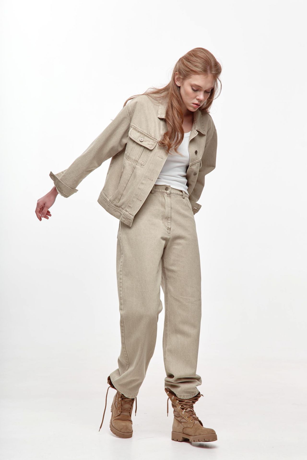 Джинси Avril оливкові