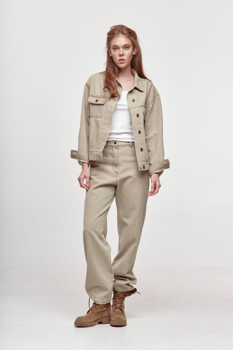 Джинси Avril оливкові