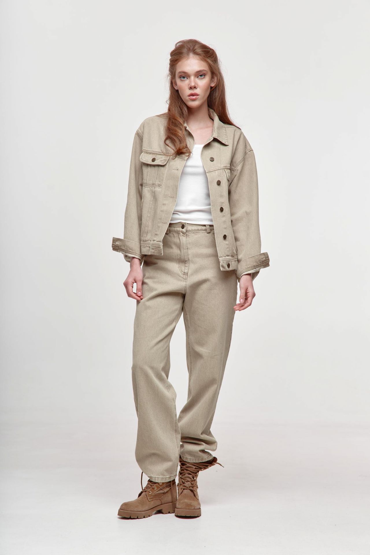 Джинси Avril оливкові