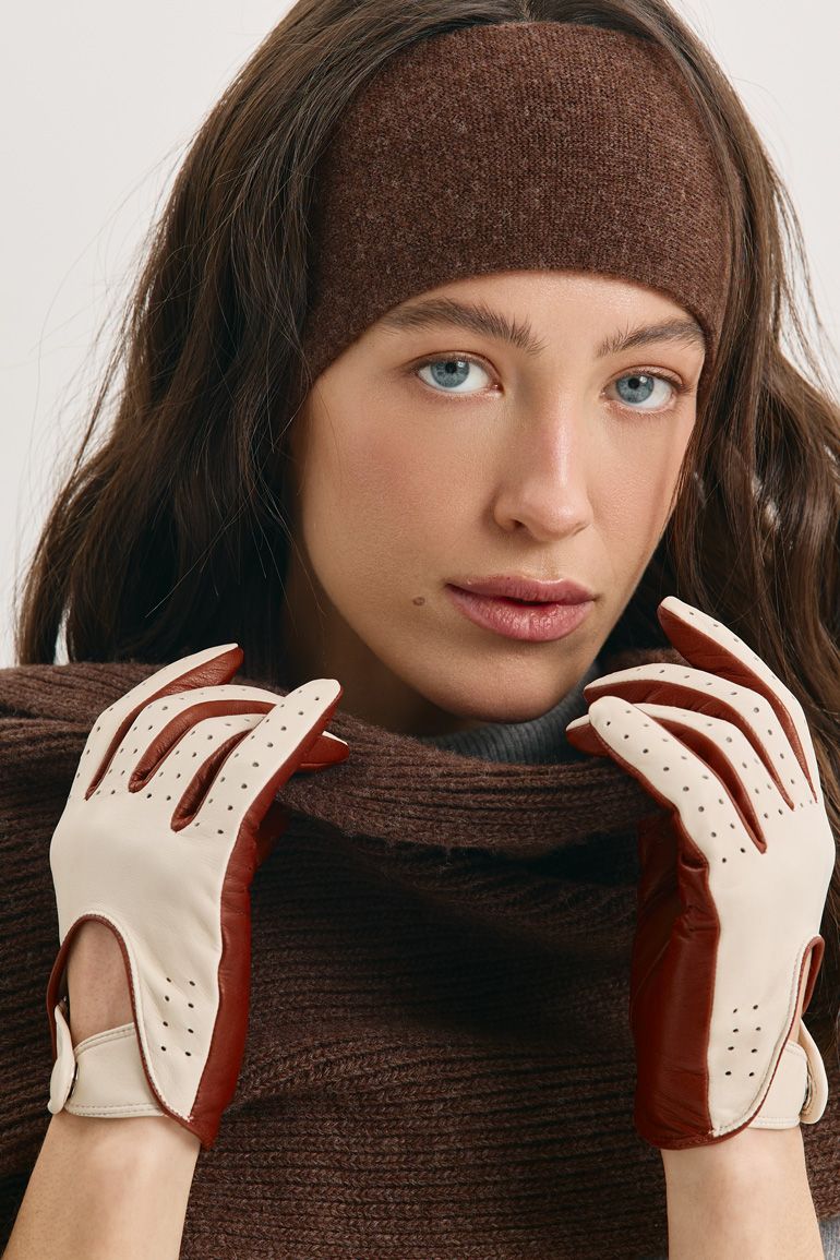 Пов'язка вовна шоколад