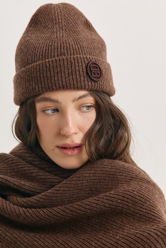Шапка вовна шоколад