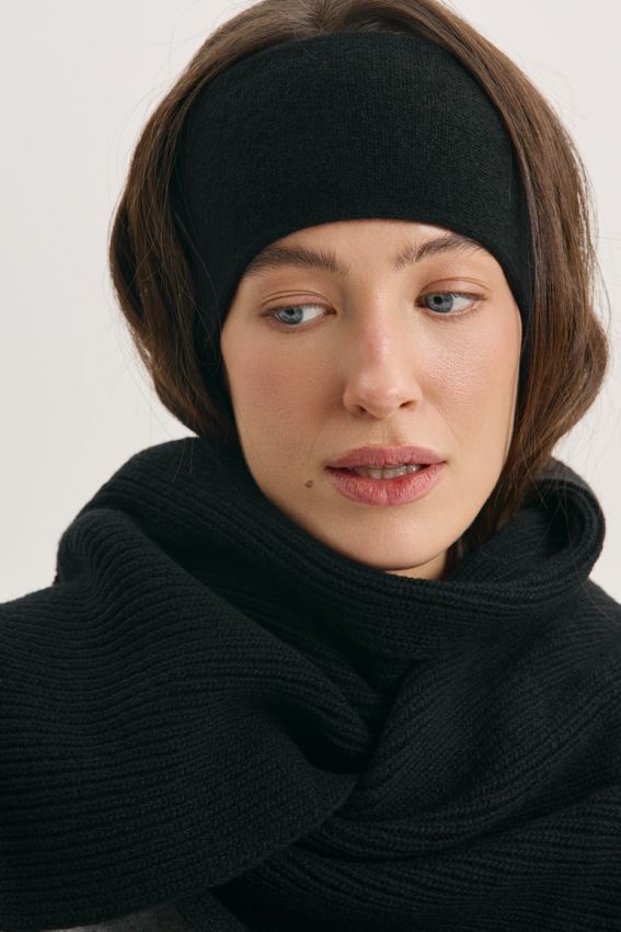 Пов'язка вовна чорна