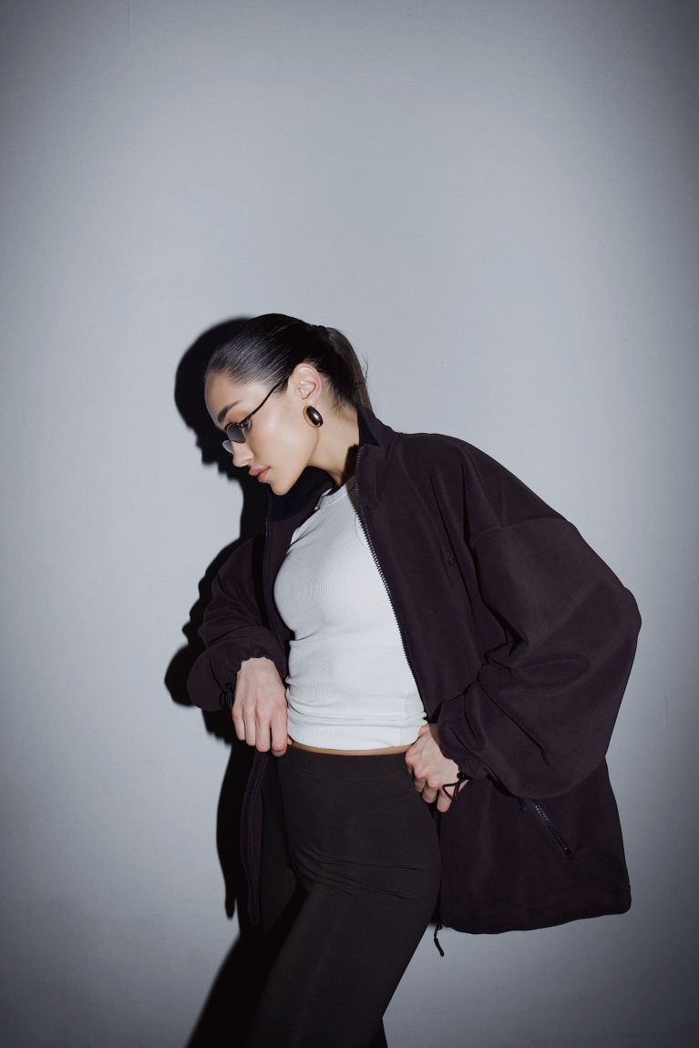 Кофта double zip фліс шоколад