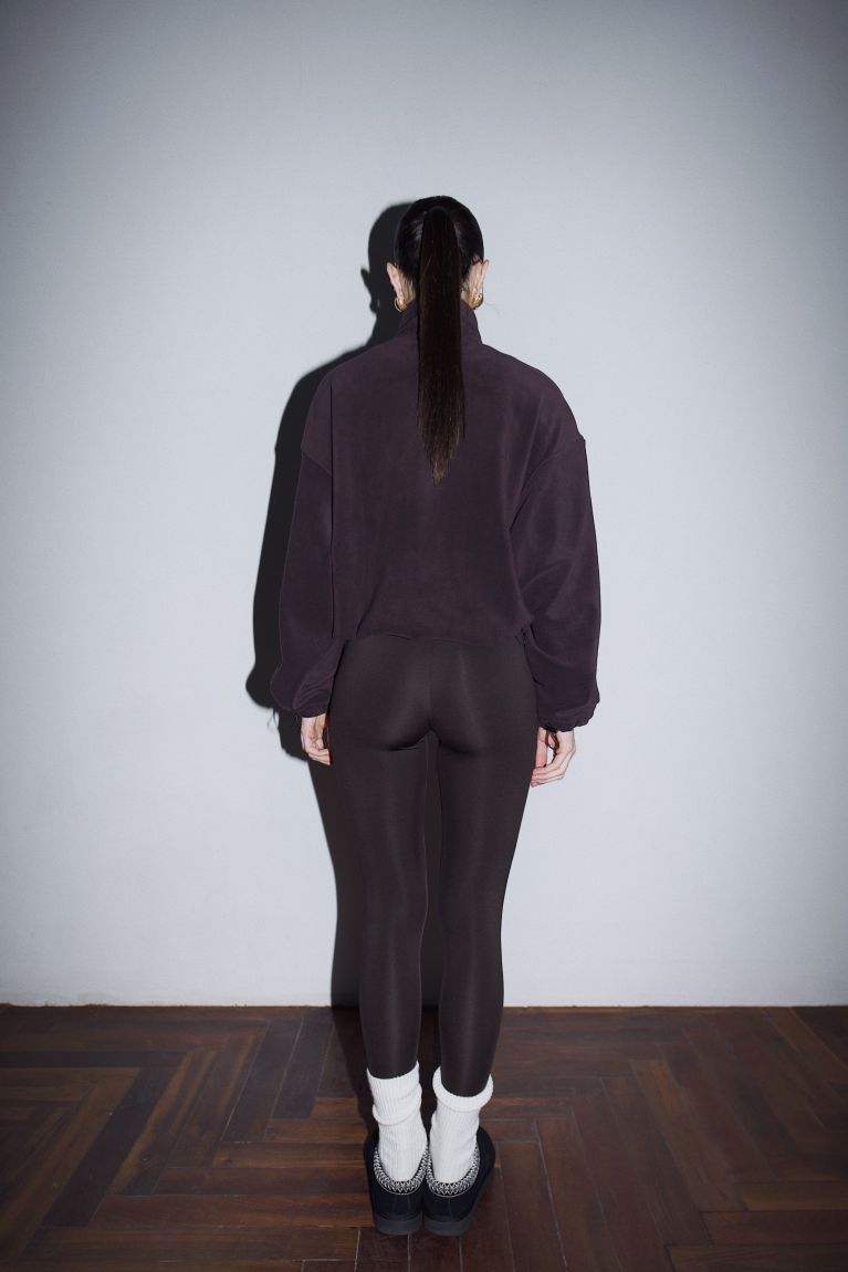 Кофта double zip фліс шоколад