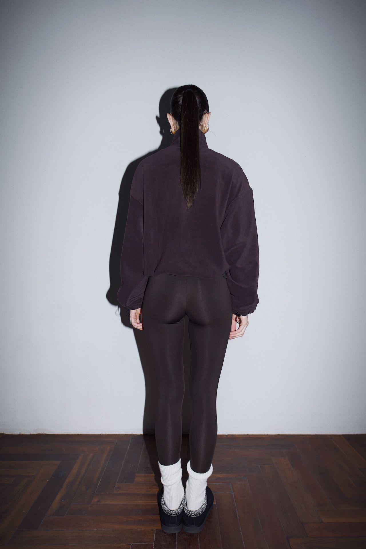 Кофта double zip фліс шоколад