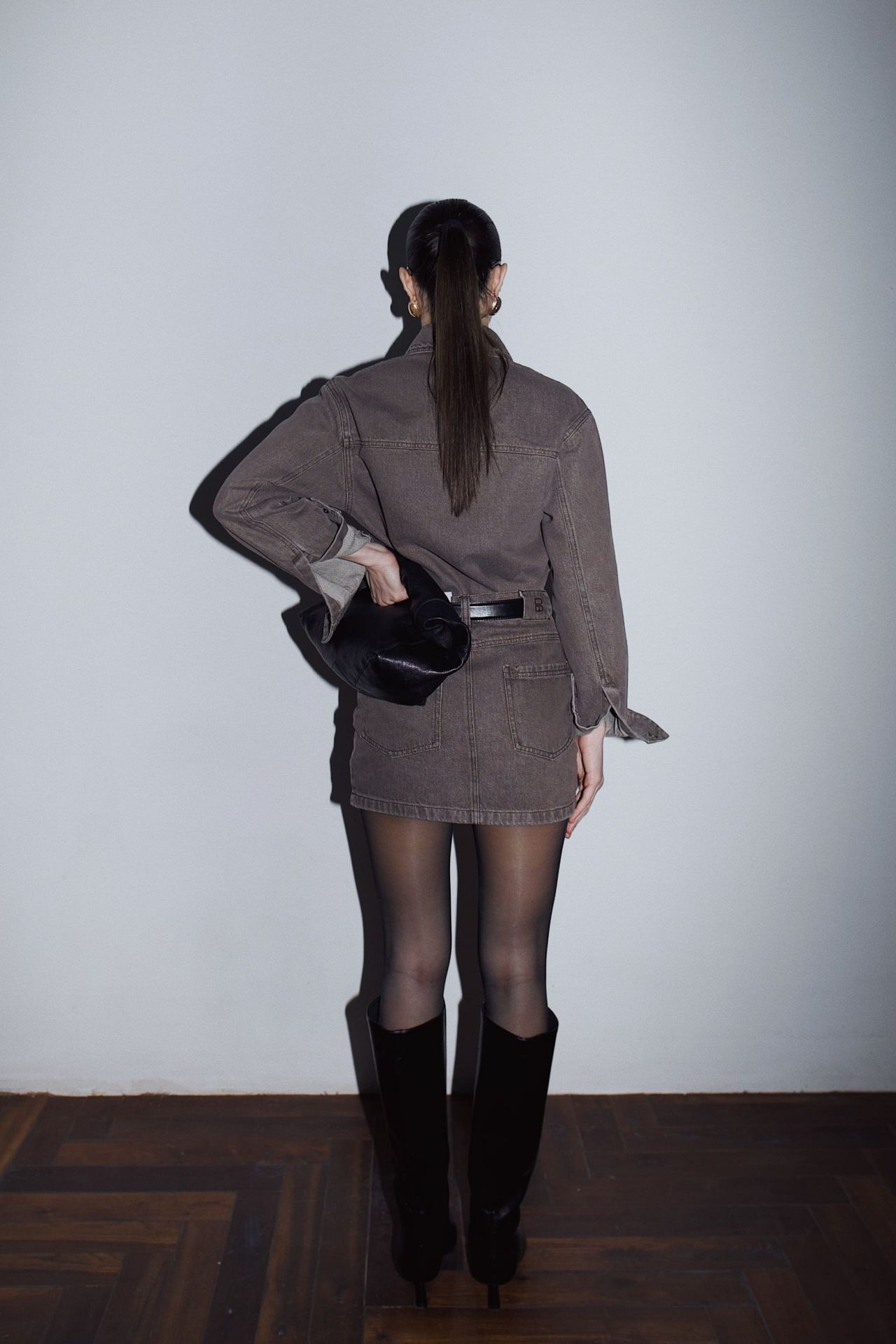 Сорочка Avril коричнева