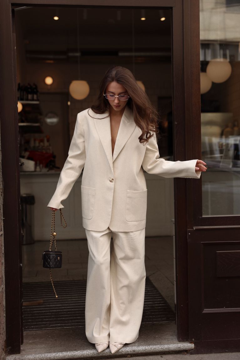 Штани Linen молочні