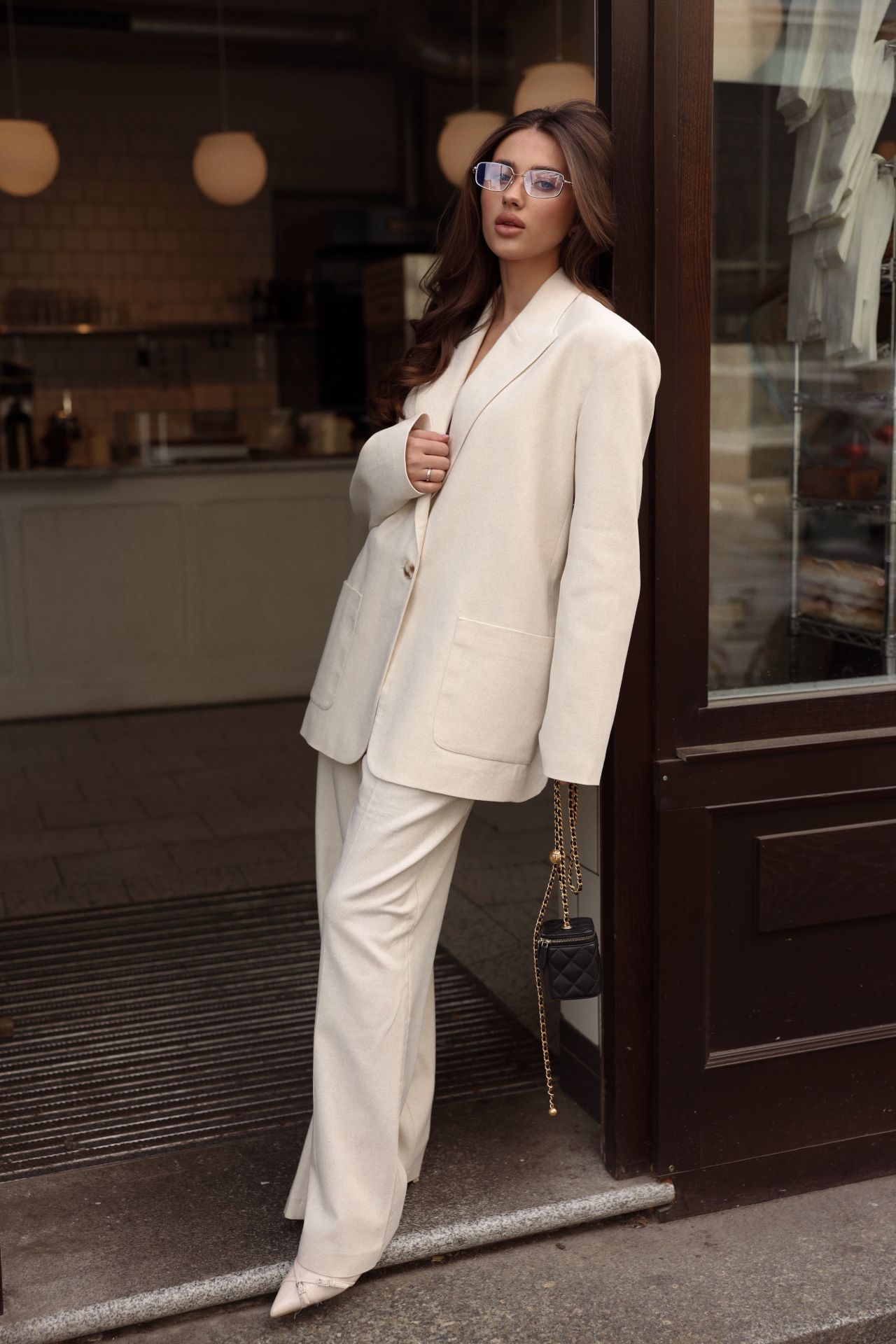 Штани Linen молочні