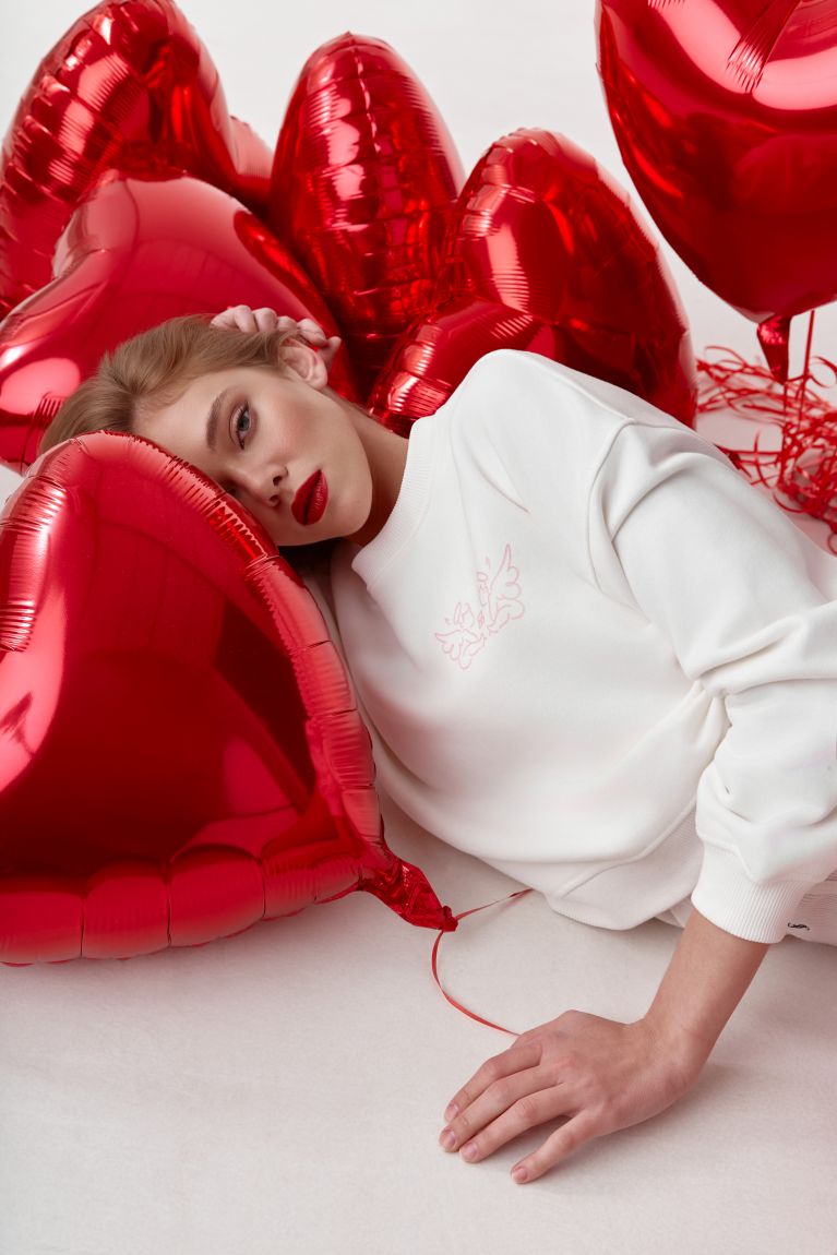 Світшот mini молочний