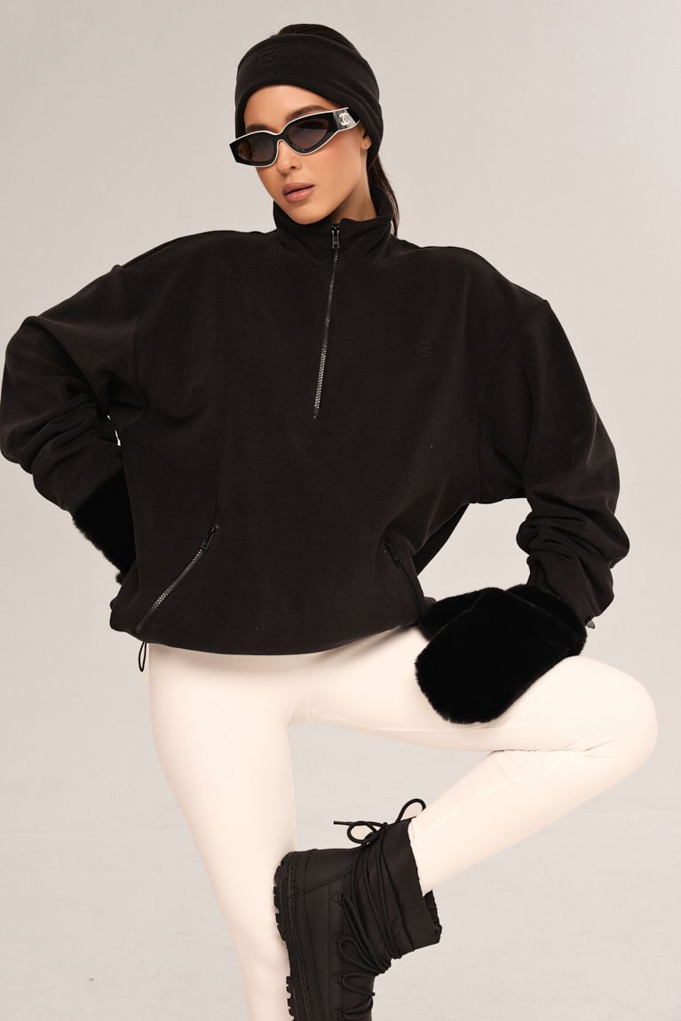 Кофта double фліс чорна