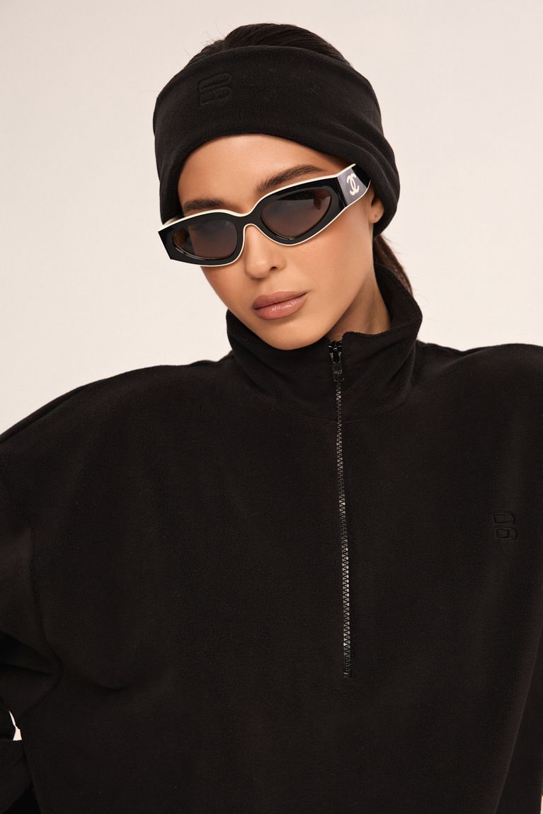 Кофта double фліс чорна