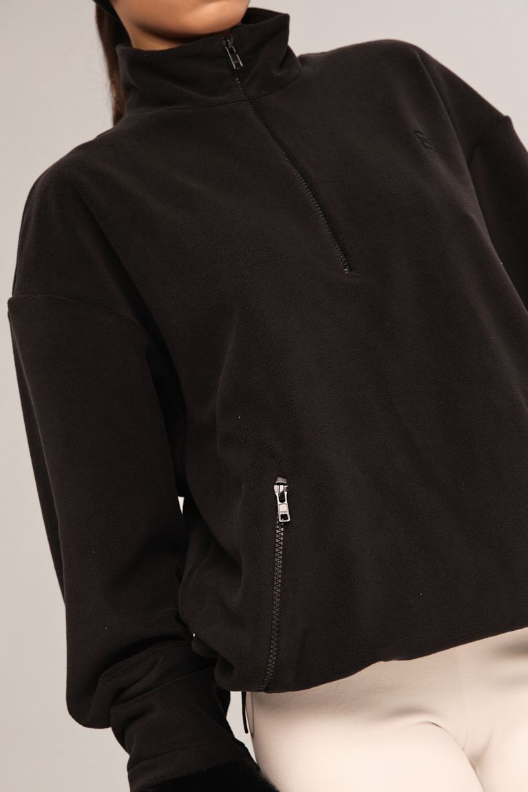 Кофта double фліс чорна