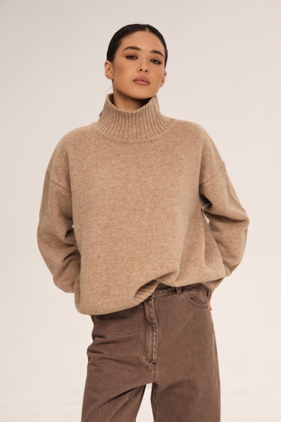 Светр вовна мокко