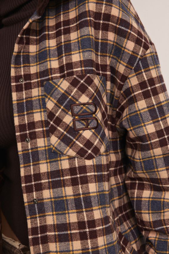 Сорочка Warm коричнева