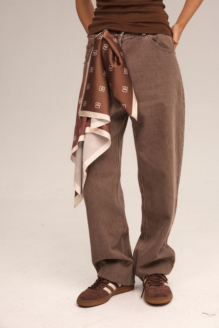 Хустка BUNNY коричнева