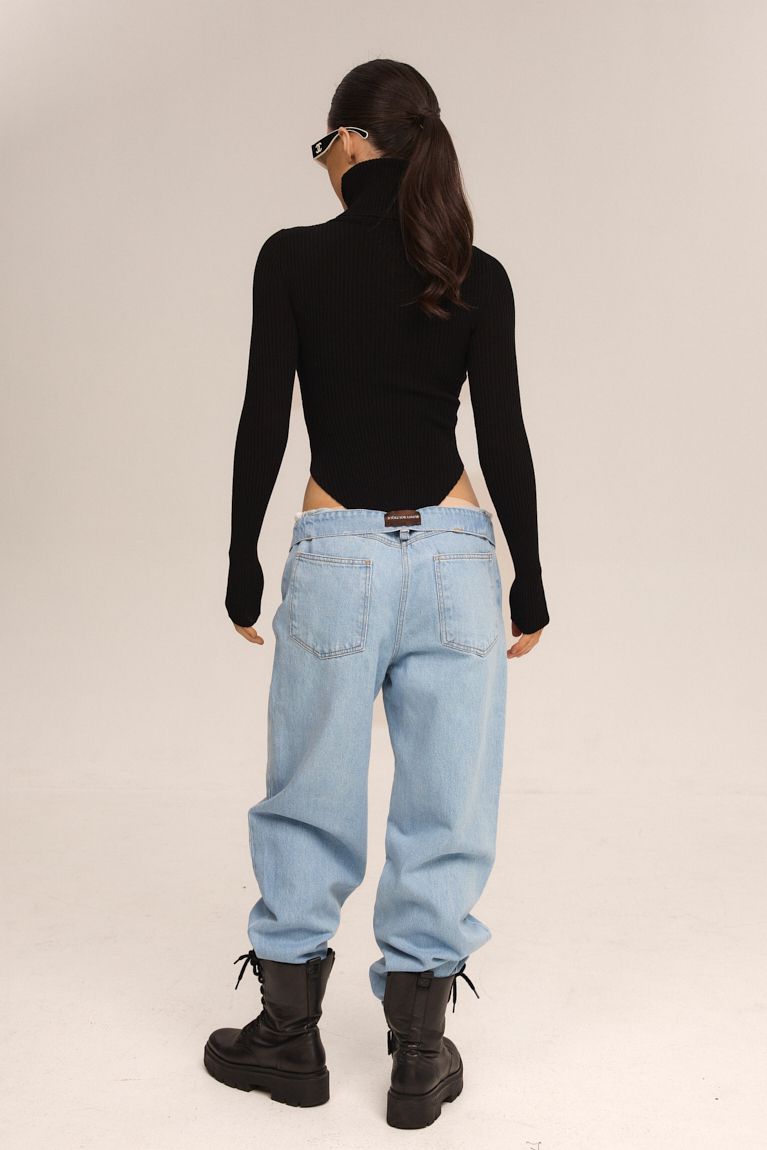 Гольф боді чорний