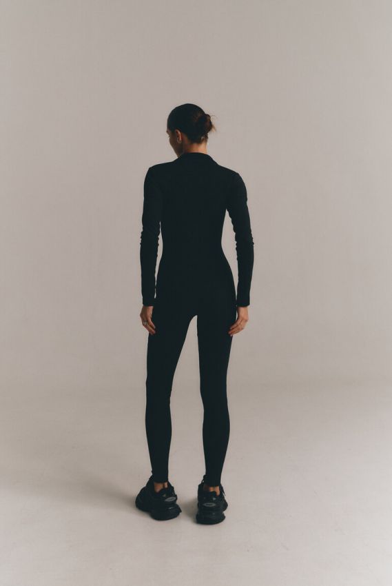 Комбінезон фліс чорний