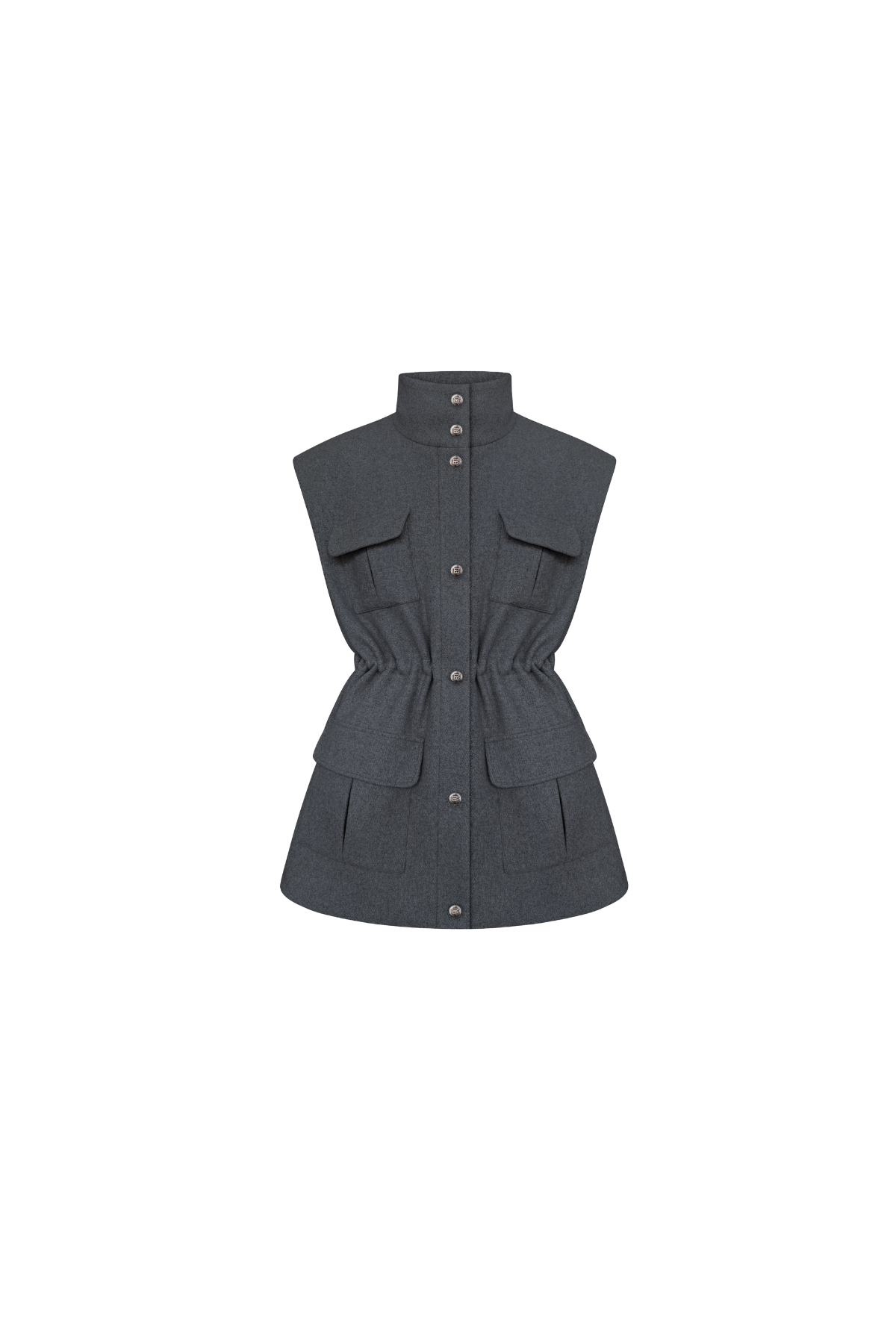 Жилет з куліскою графіт