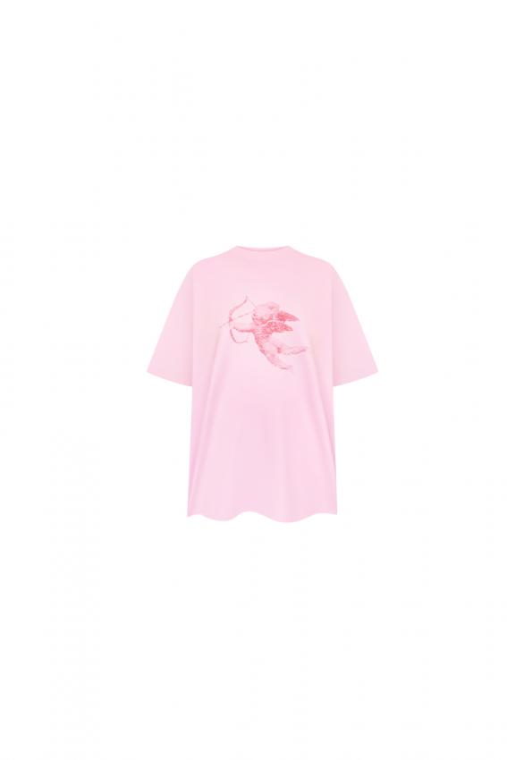 Футболка T-shirt UA angel світло-рожева