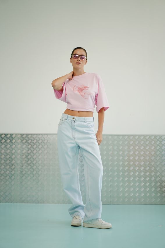 Футболка T-shirt UA angel рожева