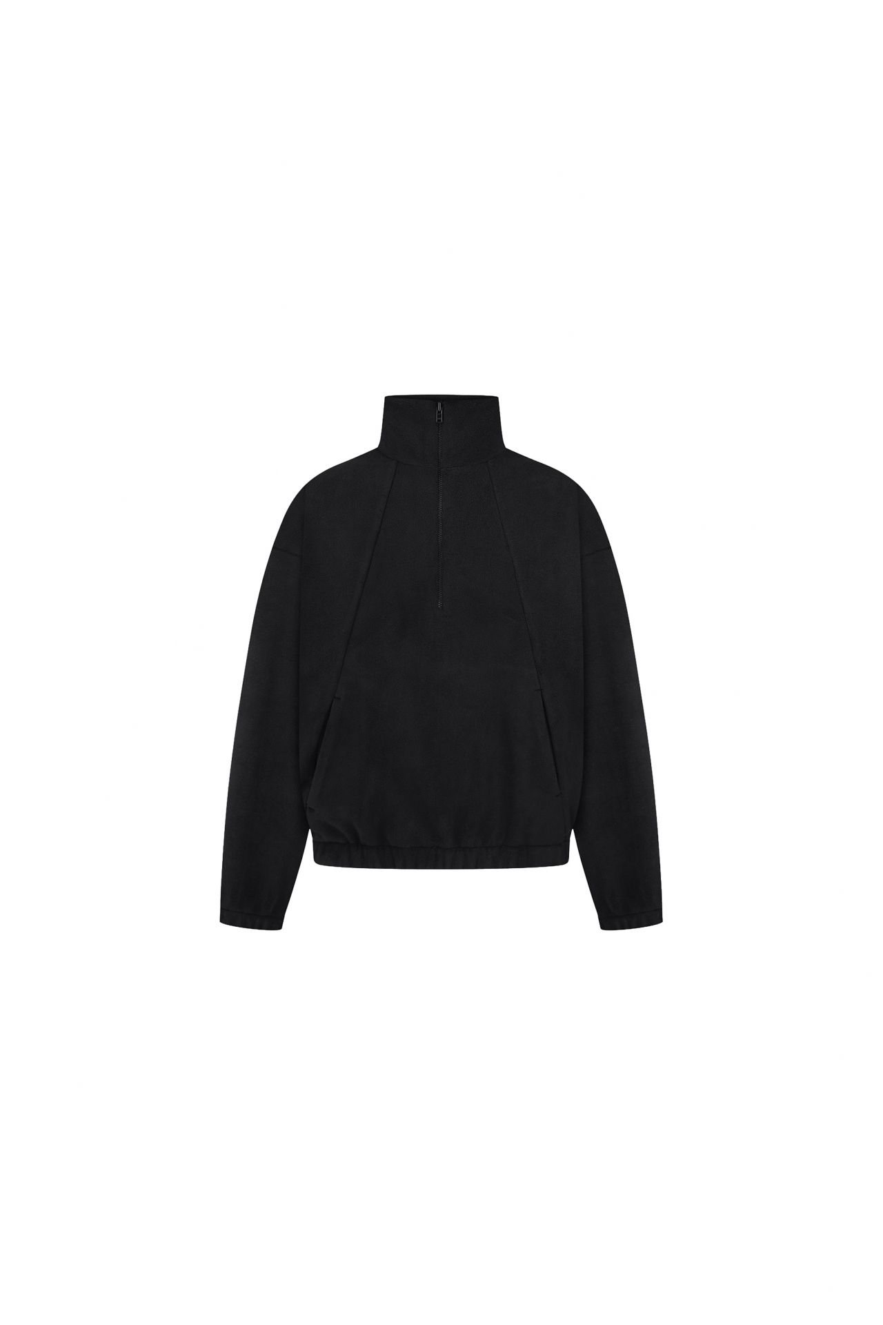 Кофта double фліс на гумці чорна