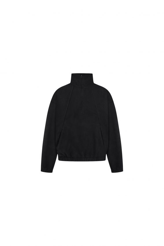 Кофта double фліс на гумці чорна