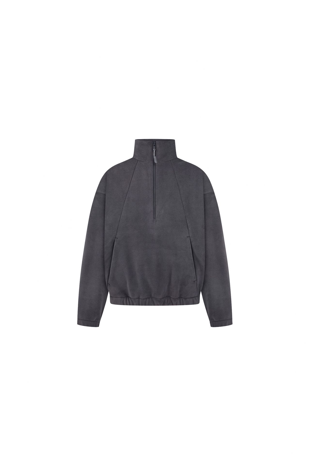 Кофта double фліс на гумці сіра