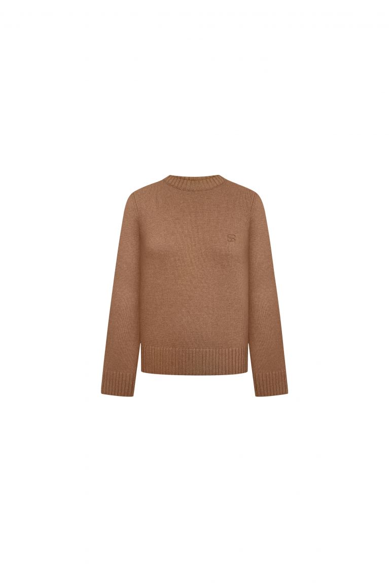 Лонгслів вовна кемел