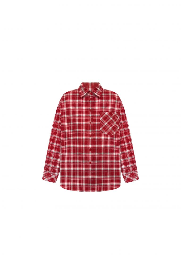 Сорочка OPEN SHIRT червона