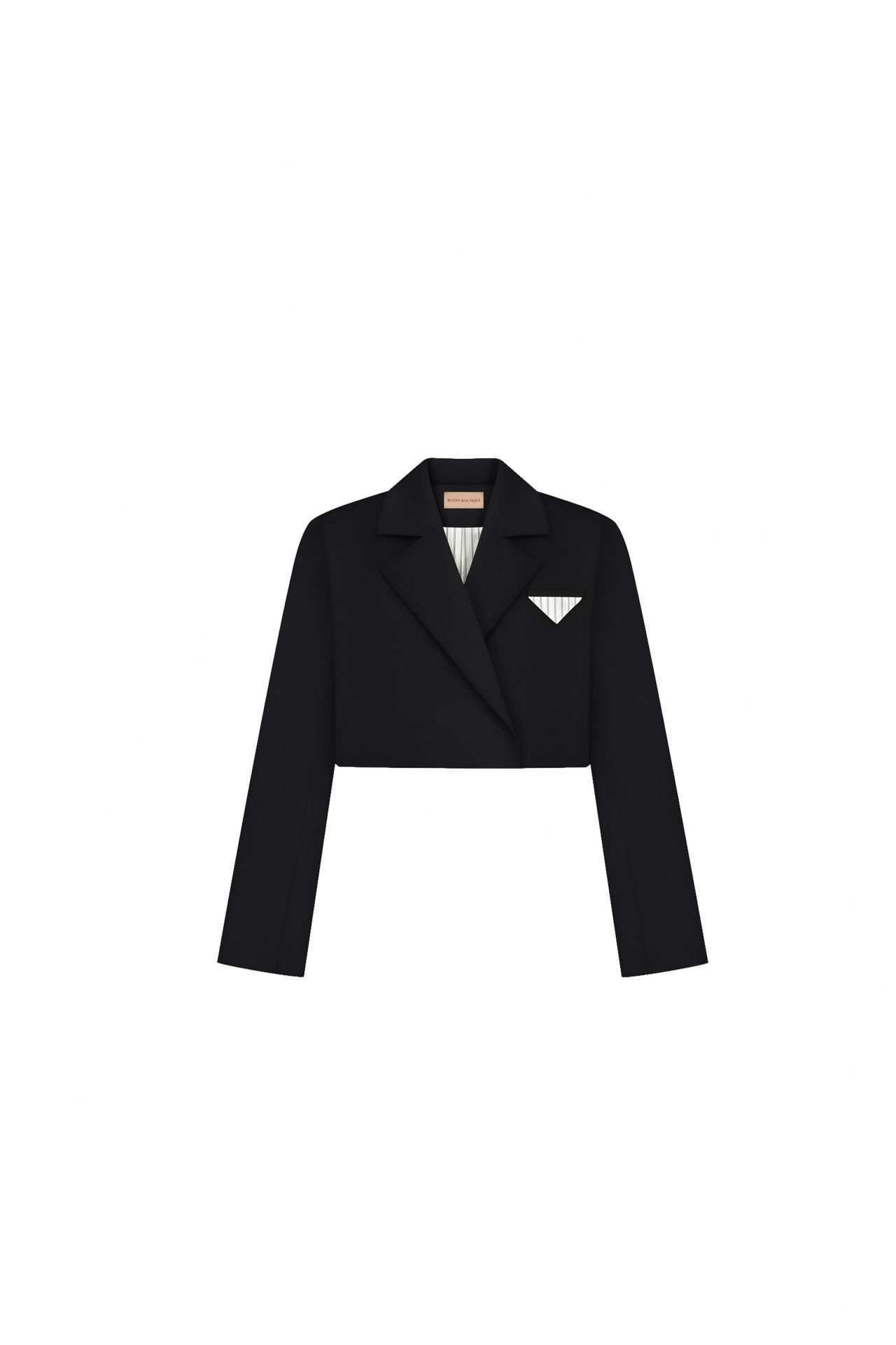 Жакет short чорний