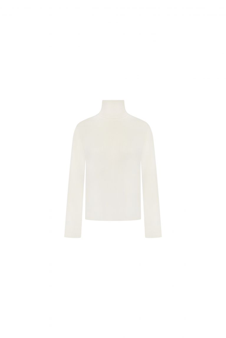 Гольф вовна молочний