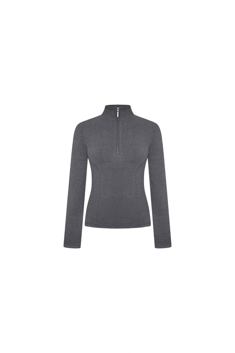 Кофта фліс з блискавкою сіра