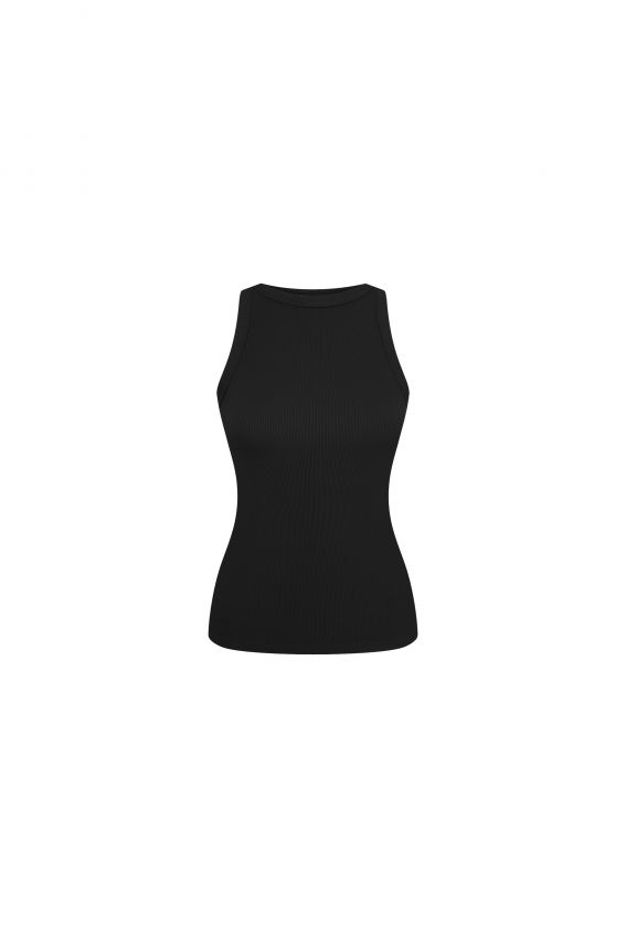 Майка трикотаж чорна New