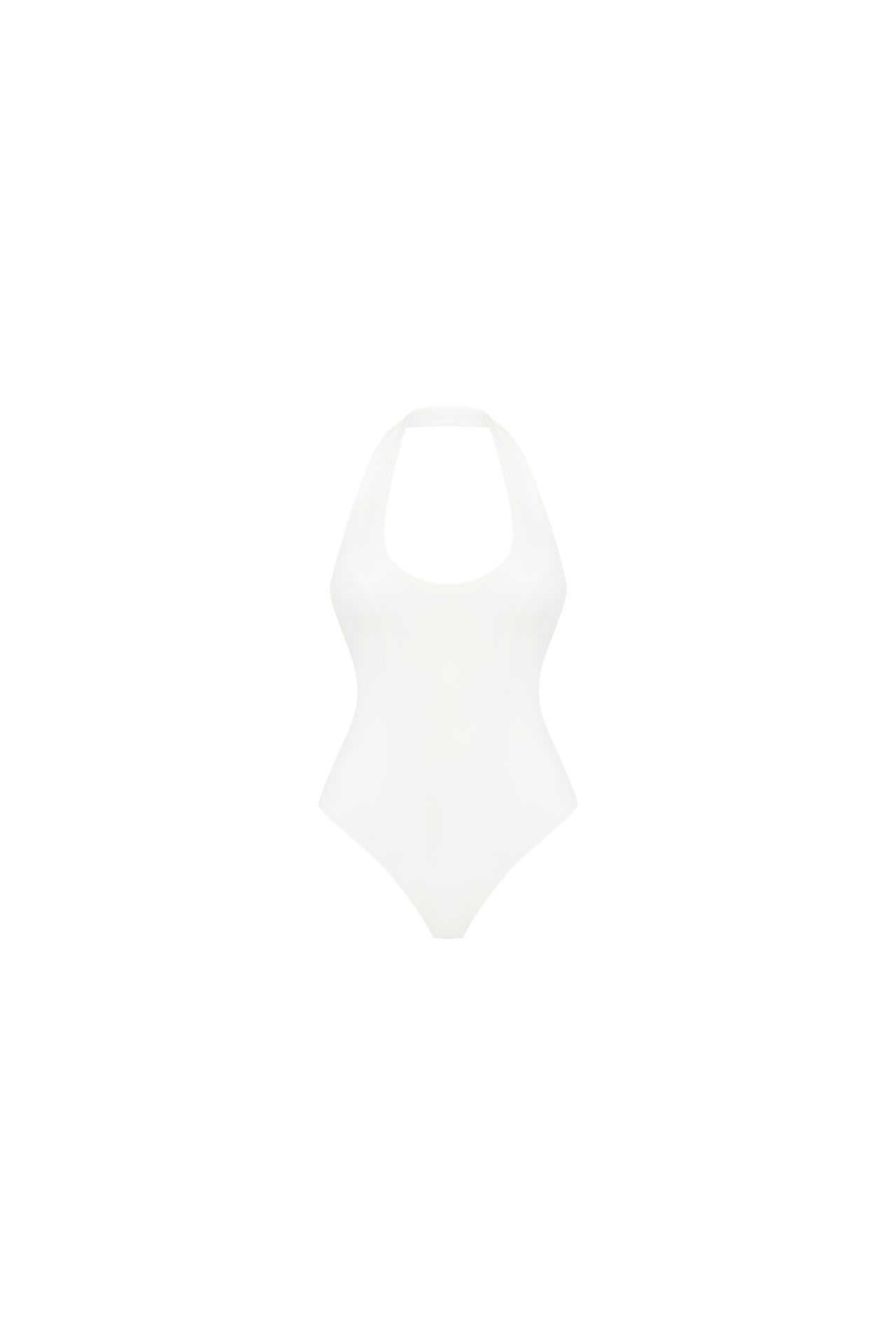 Боді Halter молочний