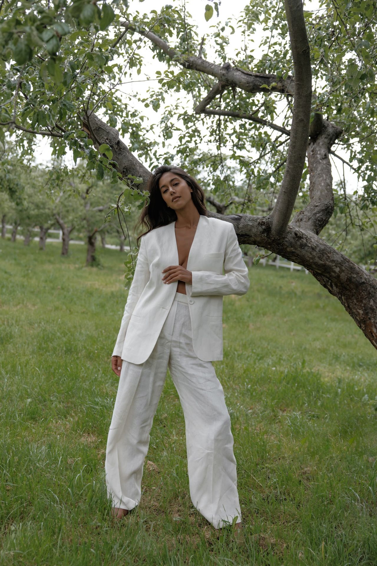 Костюм Кіото льон молочний