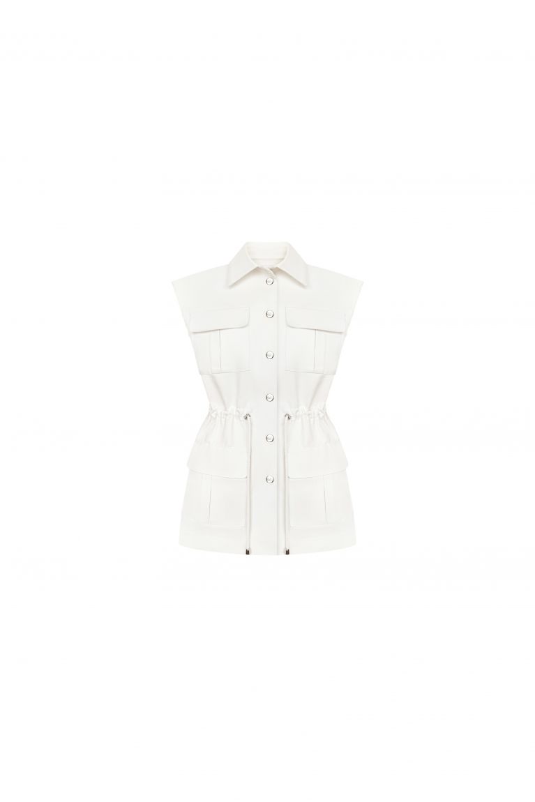 Жилет Сафарі білий