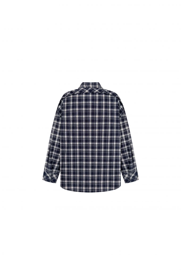 Сорочка OPEN SHIRT темно-синя