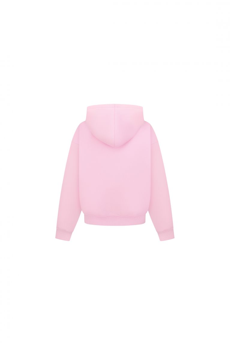 Худі zip Angel рожевий