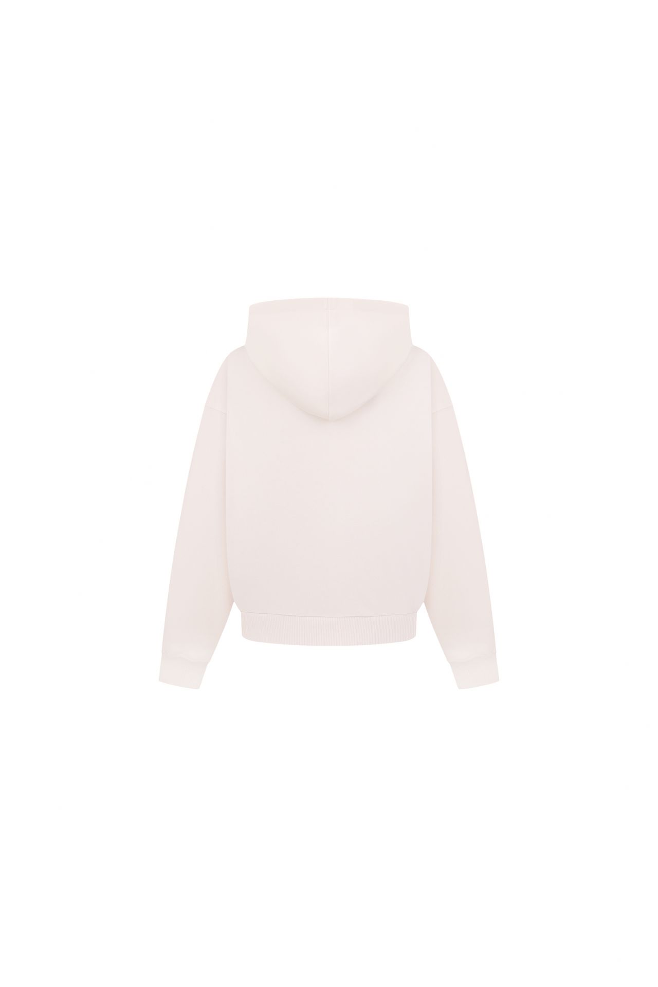 Худі zip Angel молочний