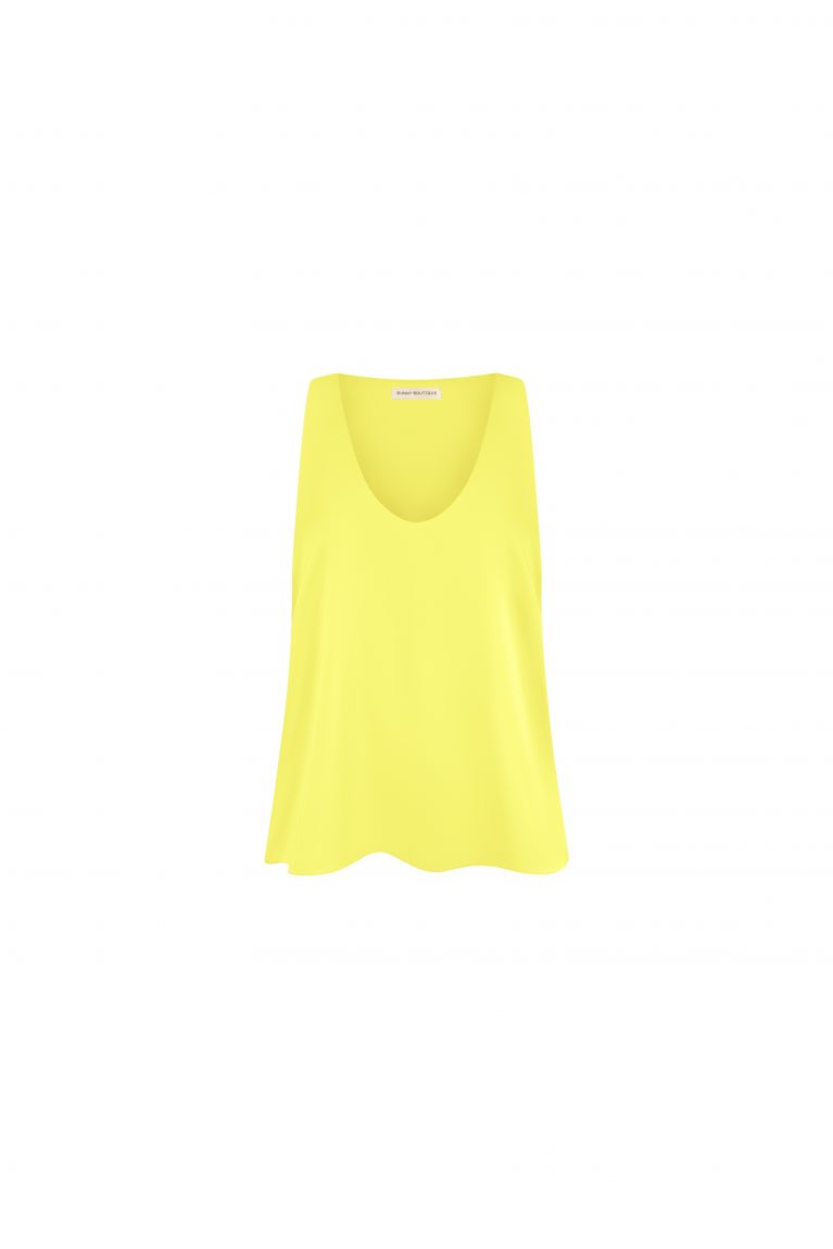 Майка double лимон