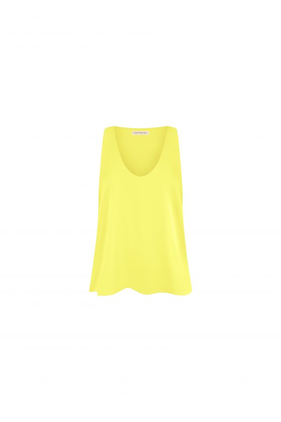 Майка double лимон