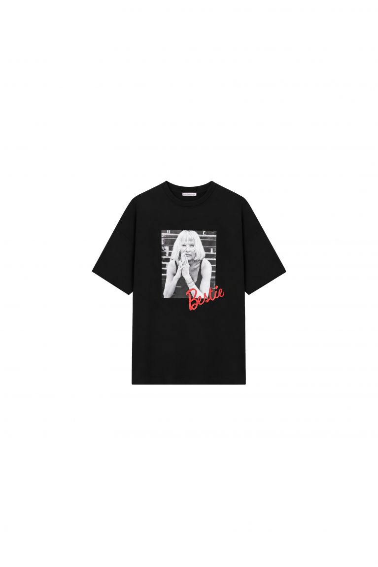 Футболка BESTIE чорна з принтом