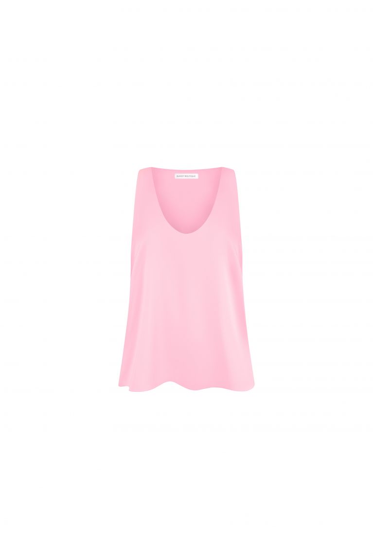 Майка double рожева