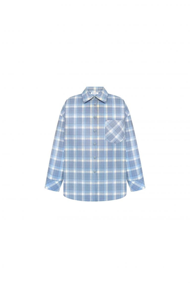 Сорочка OPEN SHIRT блакитна